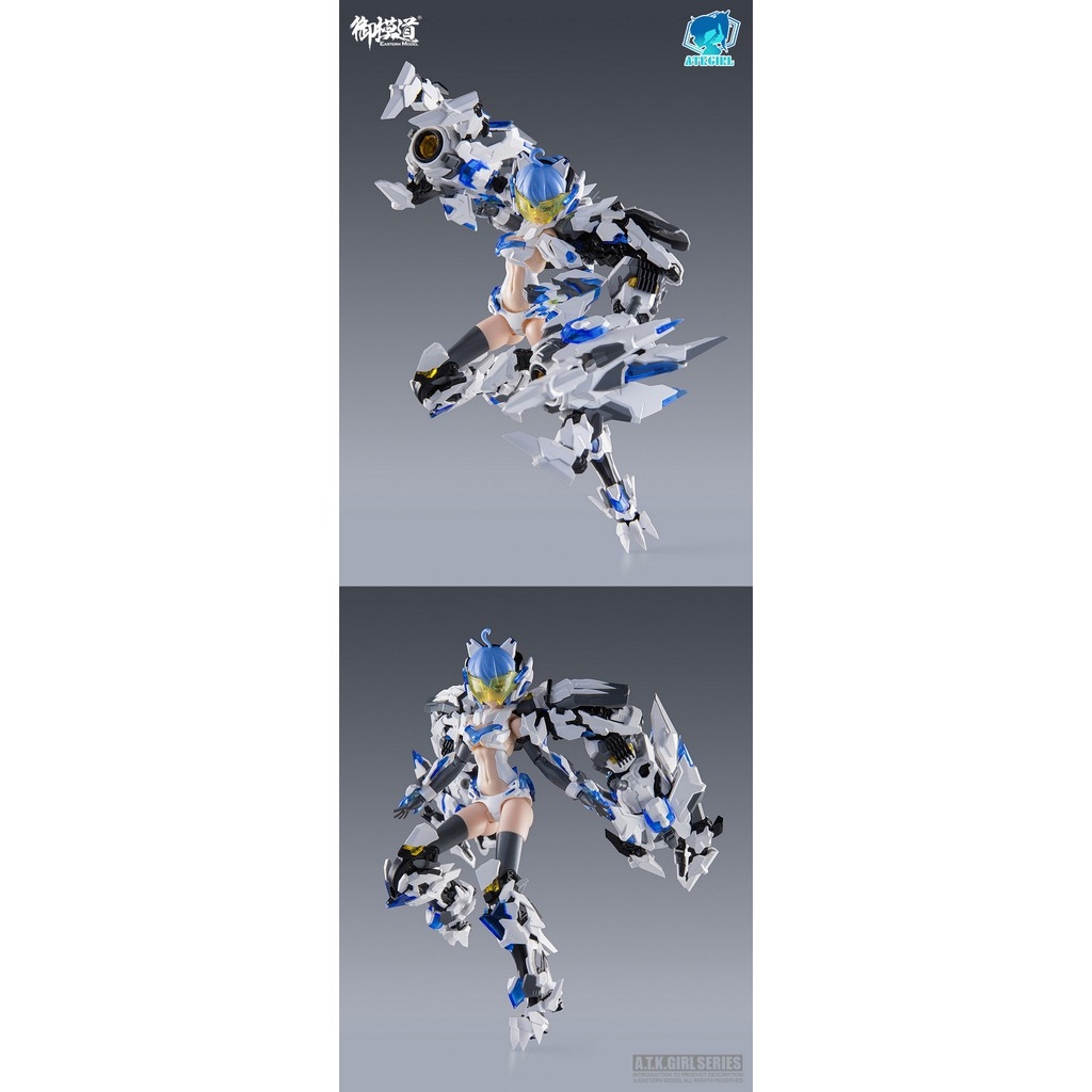 Mô hình lắp ráp ATKGIRL 03 White tiger 1/12 Bạch Hổ Pretty Armor PA Eastern (tặng hộp đựng part)