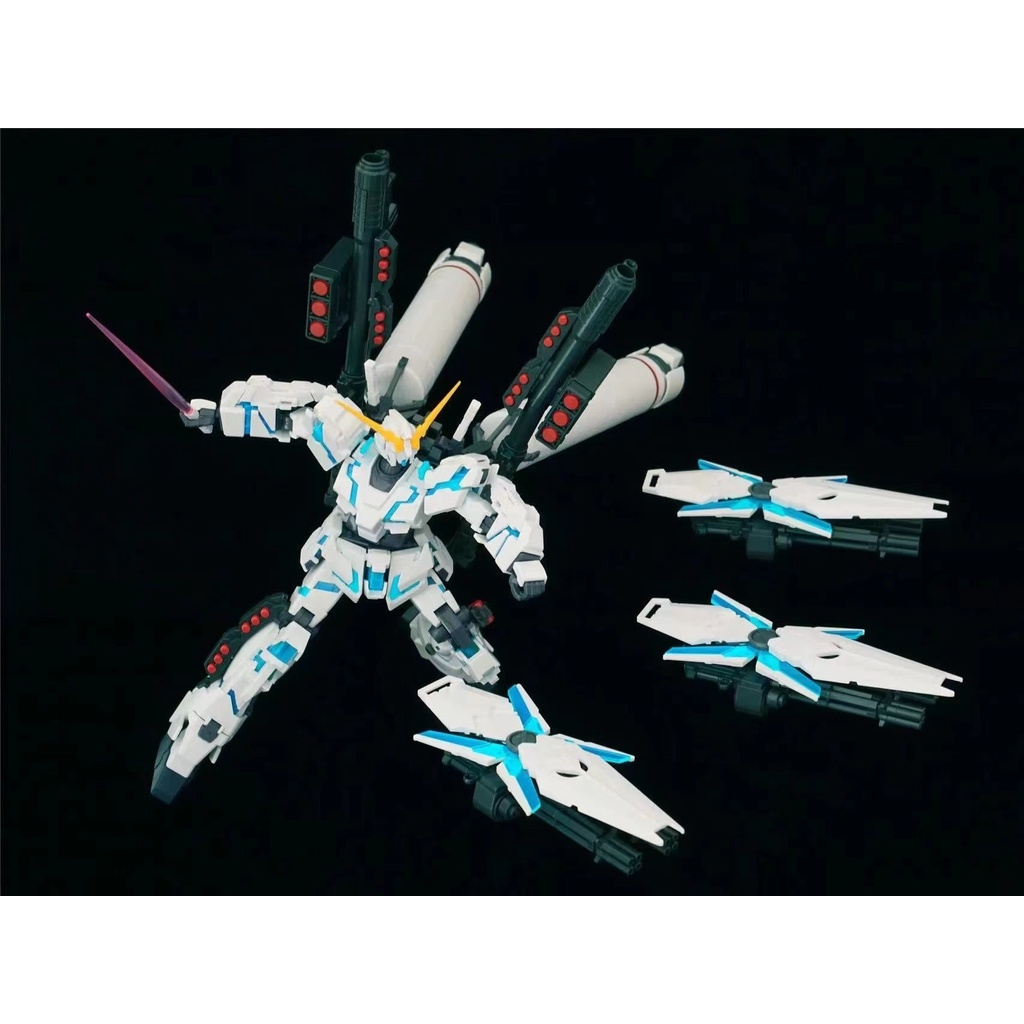 Mô hình lắp ráp HG 1/144 Full Armor Unicorn Blue Psycho-Frame FA HGUC 179 gundam DABAN