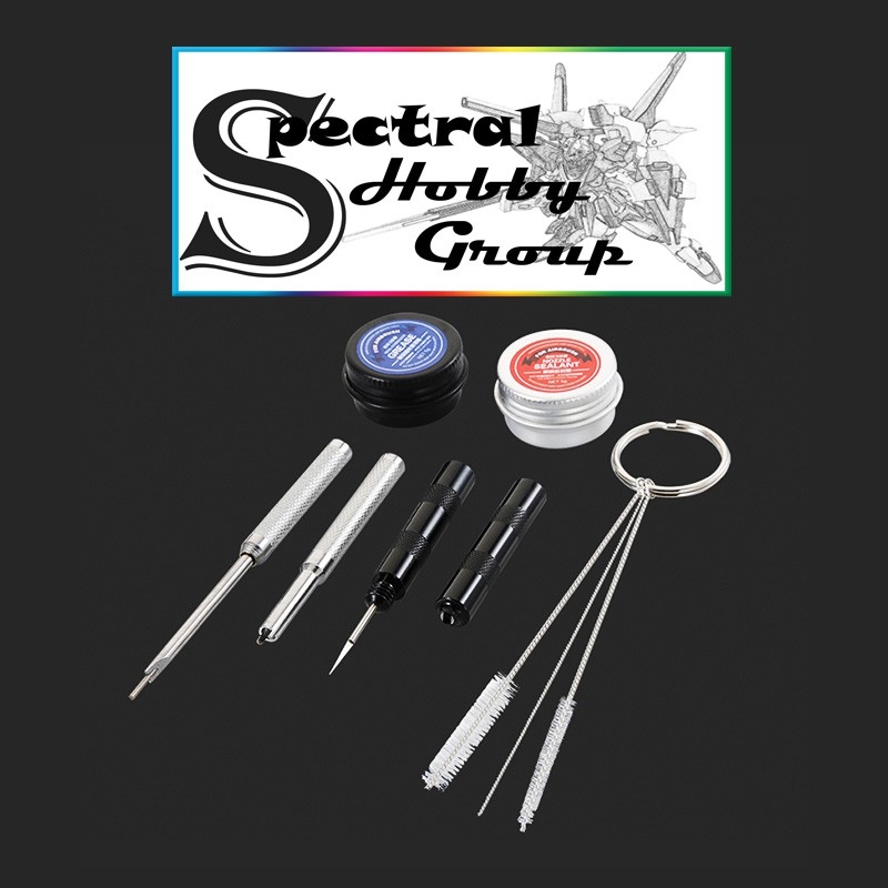 Bộ dụng cụ vệ sinh bảo dưỡng sửa chữa bút sơn airbrush pen cleaning maintenance tools