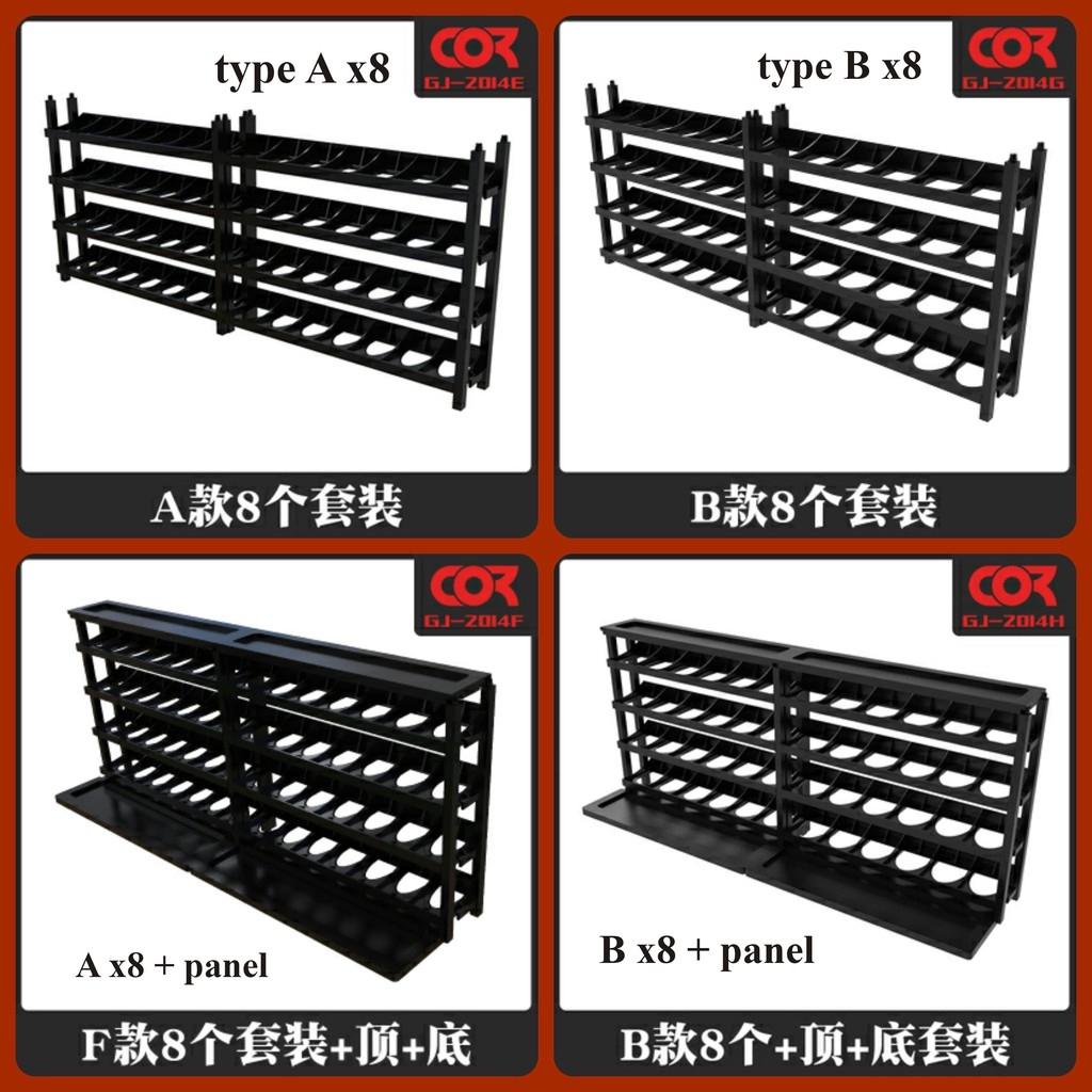 Dung cụ khay kệ giá để sơn mô hình đa năng Storage rack pack paint Cormake