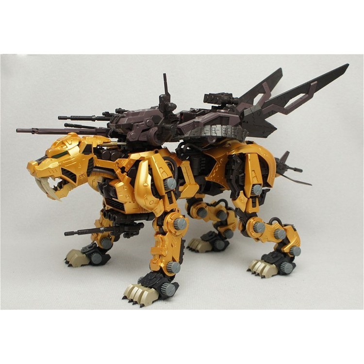 Mô hình lắp ghép Zoid 1/72 Saber Tiger Gold, HMM019 BT Model