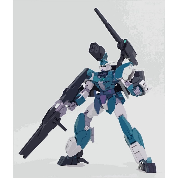 Mô hình lắp ráp HG 1/144 Core G3 Color & VEETWO + support weapon unit 006A