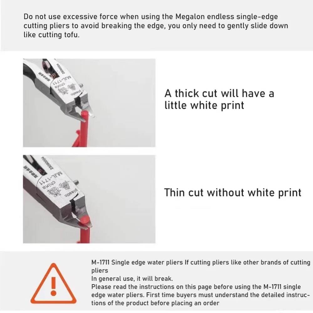 Kìm cắt mô hình MJL model 1942 1710 1711 1712 Cutting Pliers Single blade Cutter
