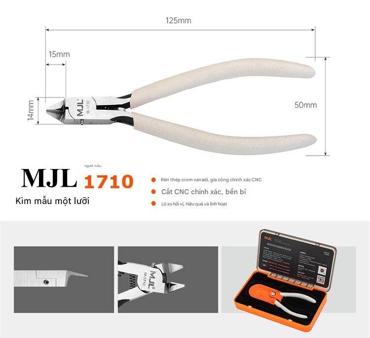 Kìm cắt mô hình MJL model 1942 1710 1711 1712 Cutting Pliers Single blade Cutter