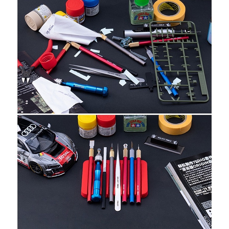 Dụng cụ mô hình Khay đế gác để dụng cụ tool anti roll desktop storage mat galaxy model