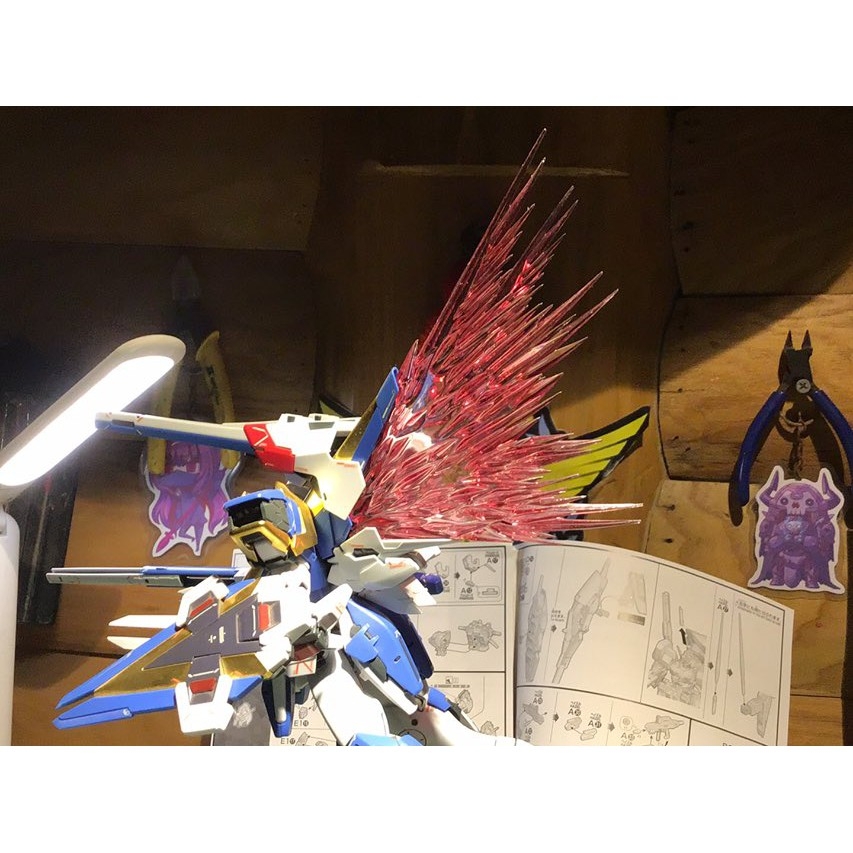 Phụ kiện nhựa hiệu ứng Effect Wing cho MG Victory gundam V2 - expansion part