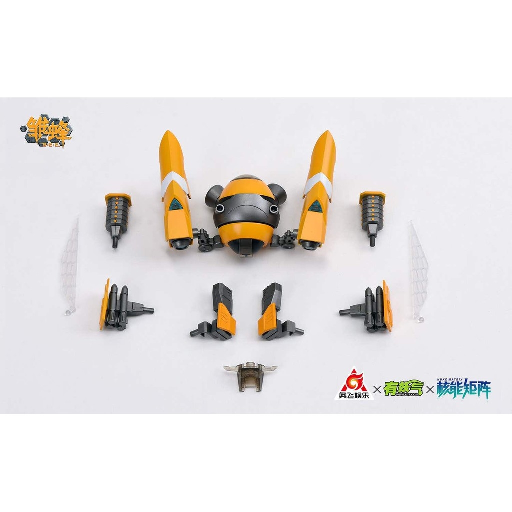 Mô hình lắp ráp Figure PA Bee Assault Angels SS01 Pretty Armor Girl Nuke Matrix