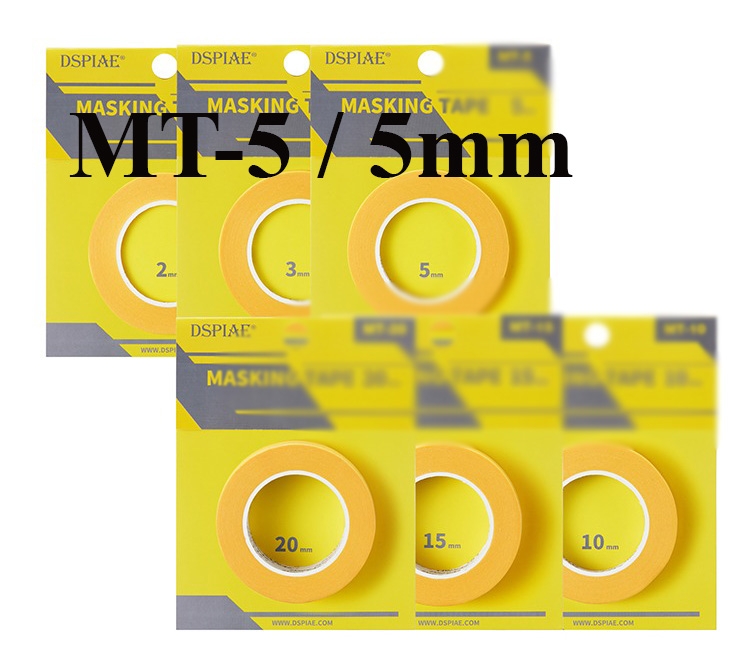 Dụng cụ mô hình Dspiae băng dính che sơn 2-20mm 18M Masking tape