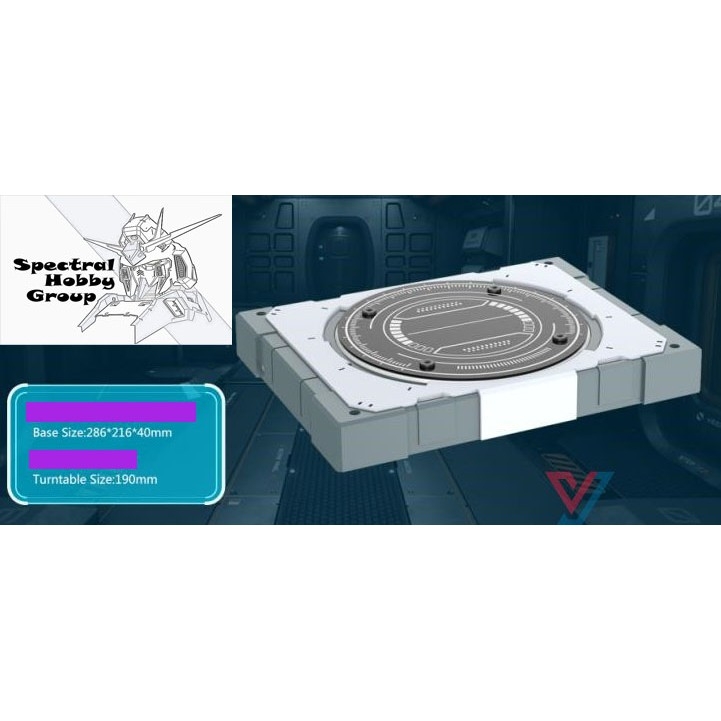 Đế giá Action Base xoay Led RGB Revolving Rotation 360 2.0 Phone remote PG MG RG HG chụp mô hình