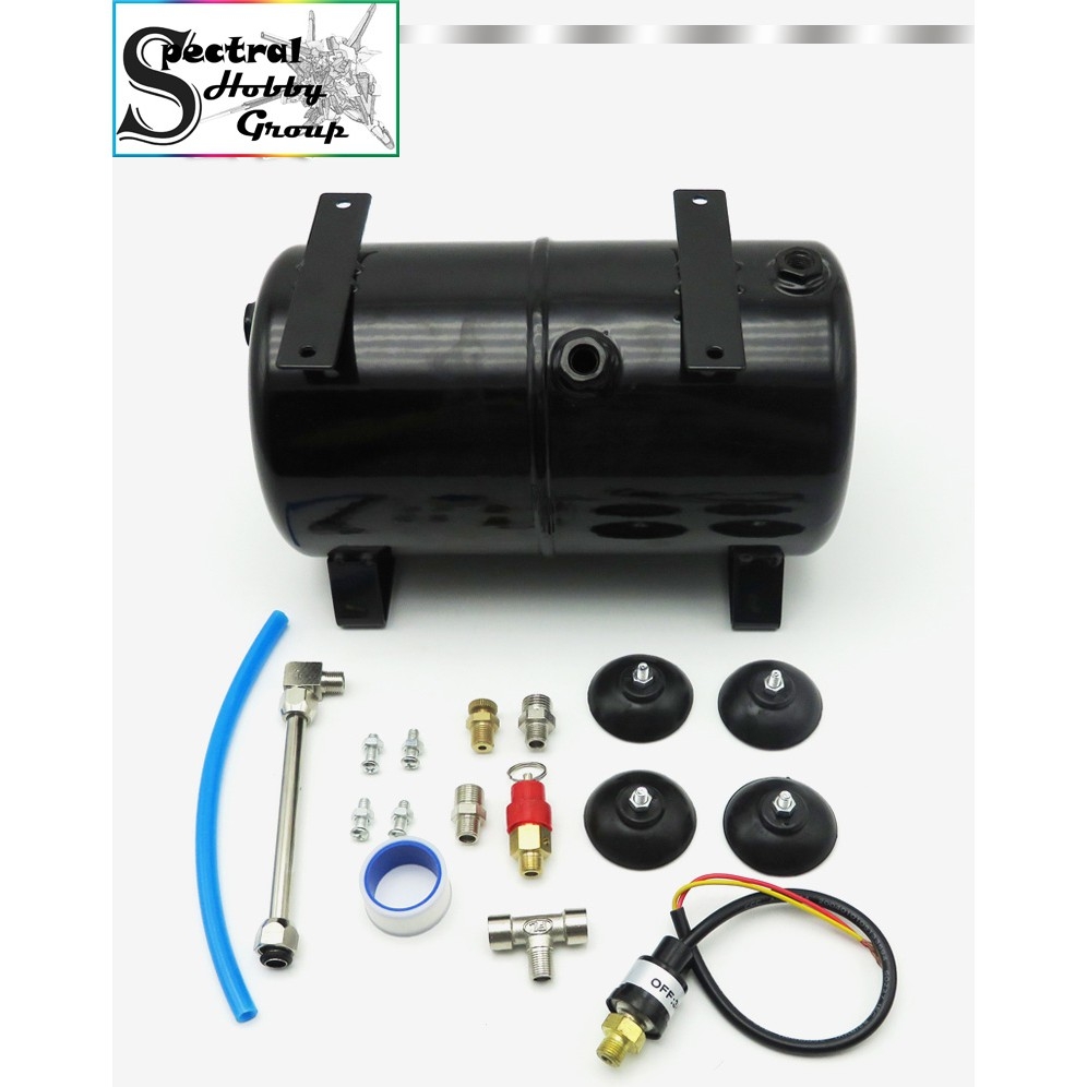 Dụng cụ phụ kiện bình tank 3L cho máy nén khí máy sơn mô hình compressor