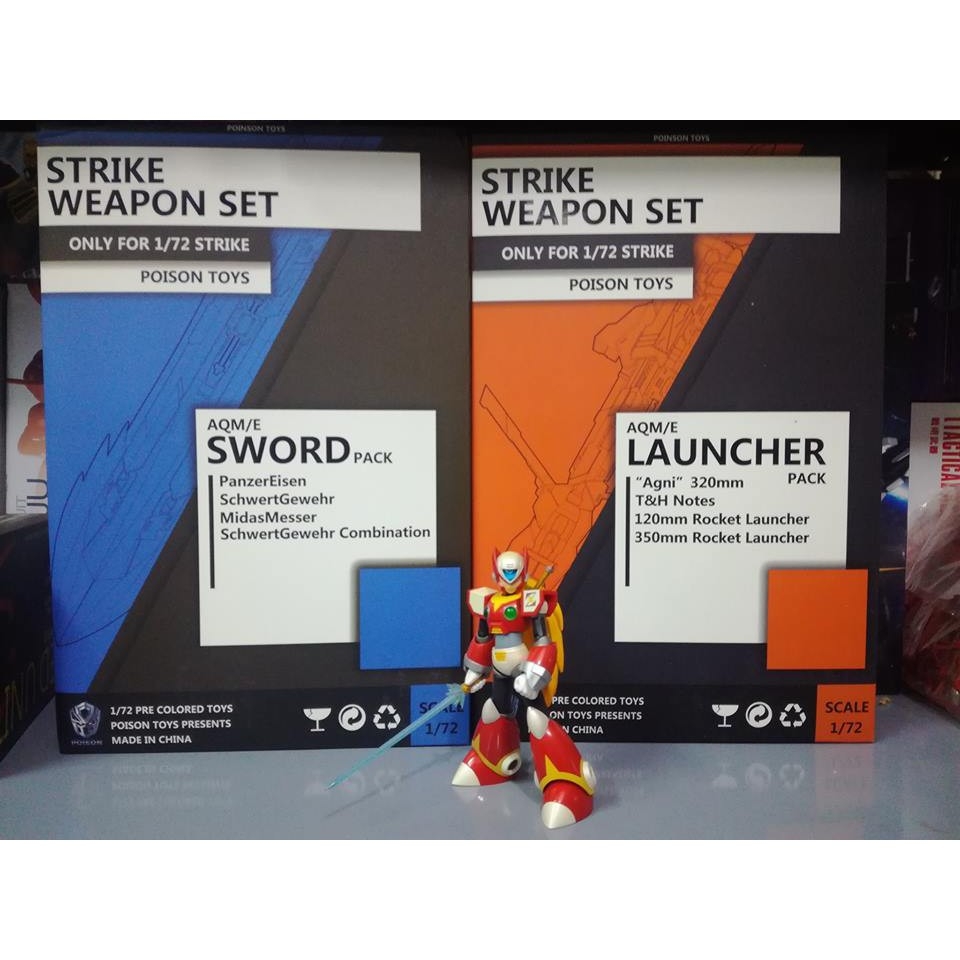 Mô hình MB Sword/Launcher pack cho Strike 1/72 Poisontoys Moshow (không kèm gundam)