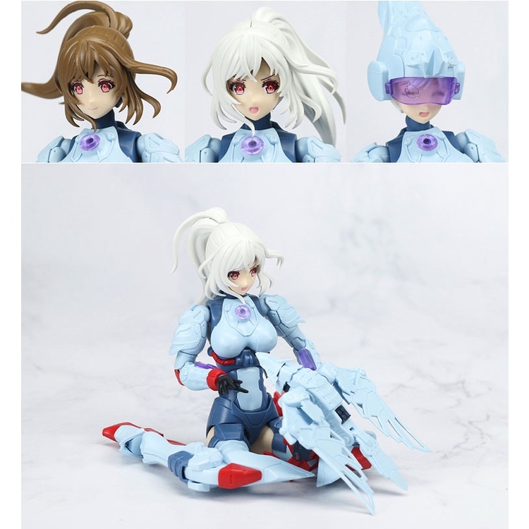 Mô hình lắp ráp SUYATA 1/12 Angela Hunter Poem HP002 Pretty Armor Girl PA (Kèm moto)