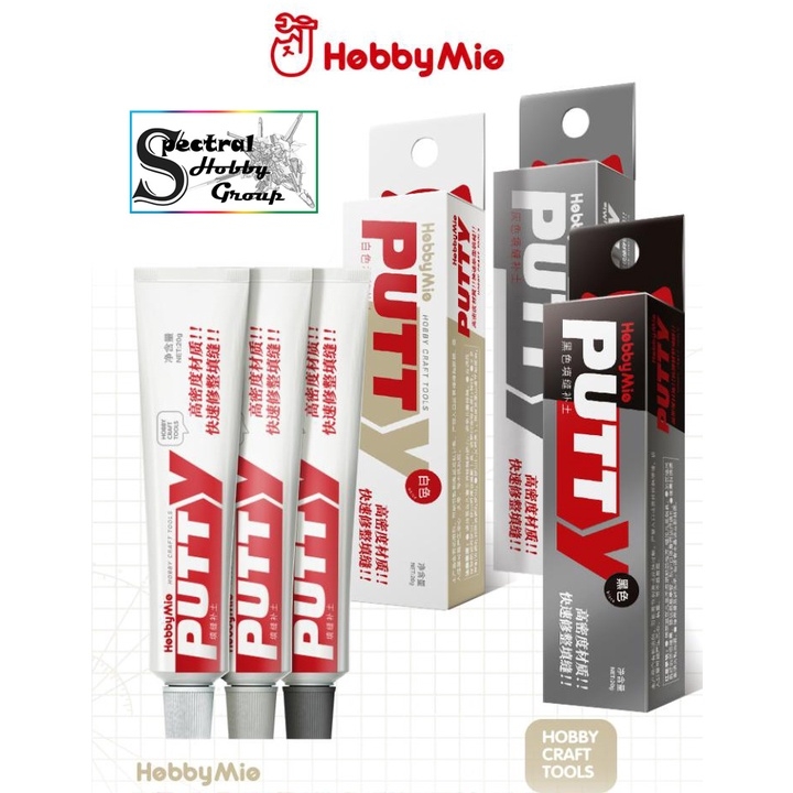 Dụng cụ Putty Hobby Mio trám sửa mô hình Filling Soil with Fine Density, High-Density, Quick-drying