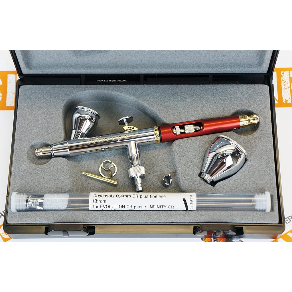 Bút sơn mô hình Harder & Steenbeck Infinity CR Plus 2in1 Airbrush 0.15/0.4mm 126544