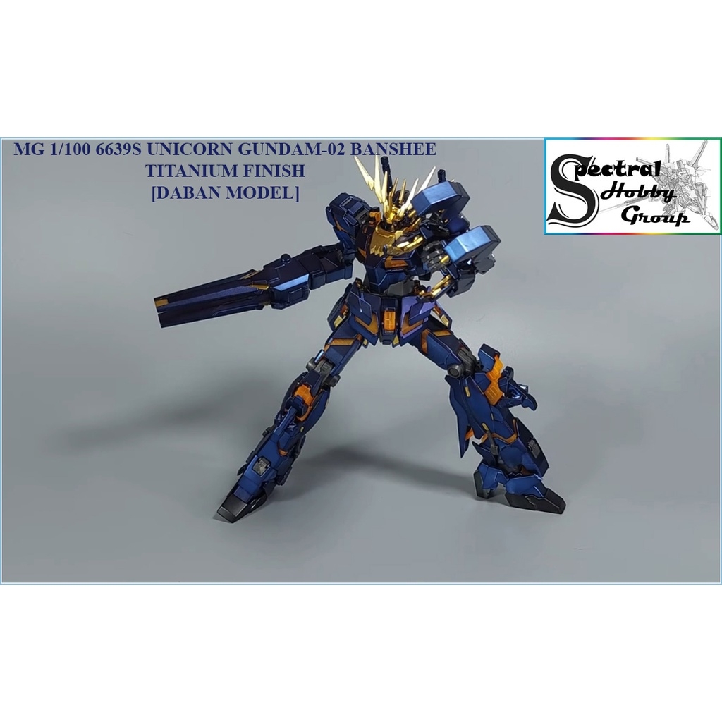 Mô hình lắp ráp MG 1/100 GUNDAM 02 BANSHEE VN-BS 6639 | 6639S TITANIUM FINISH daban