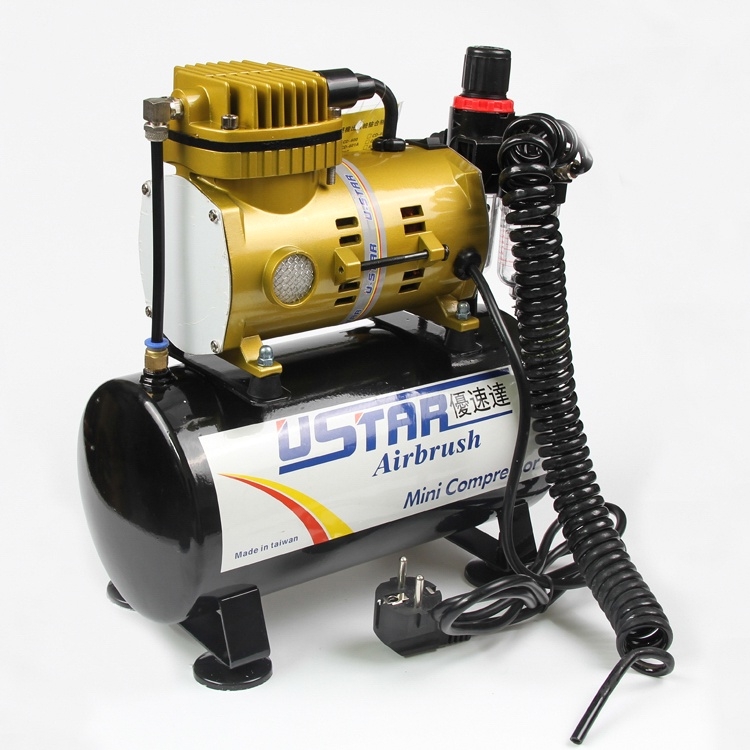 Máy nén khí máy sơn siêu êm Ustar 601G - Air Compressor Airbrush