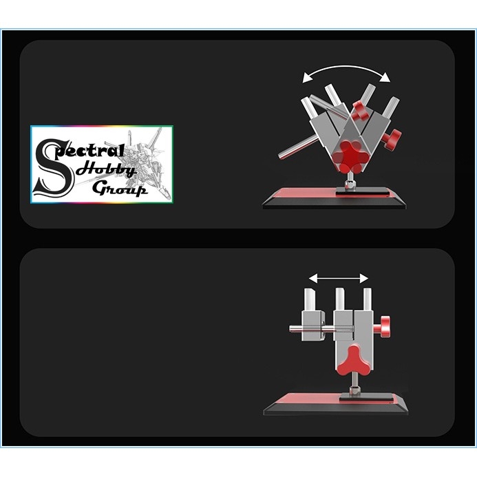 Dụng cụ DSPIAE Eto để bàn kẹp part mô hình 360 độ Table Vise AT-TV Detachable Clamp Vise