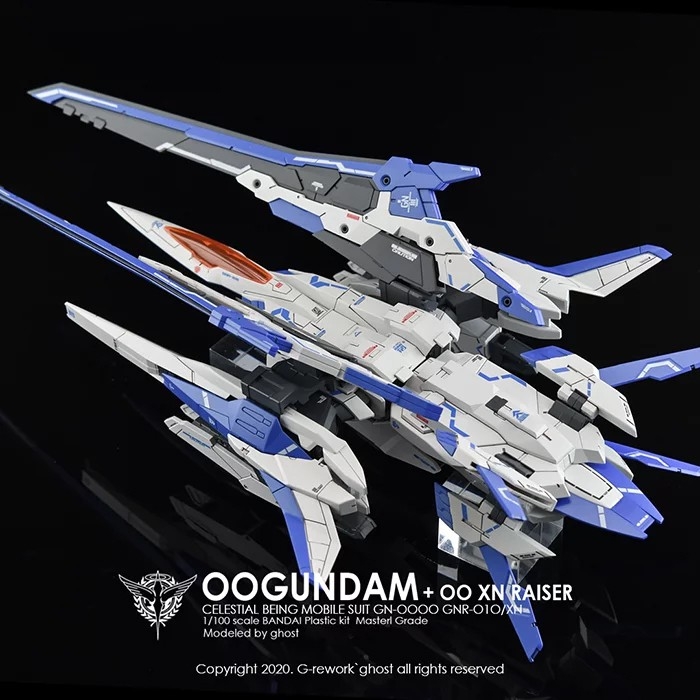 Decal nước dán mô hình Gundam XN 00 Raiser 7s Seven sword 00R 007S MB MG RG HG Water sticker