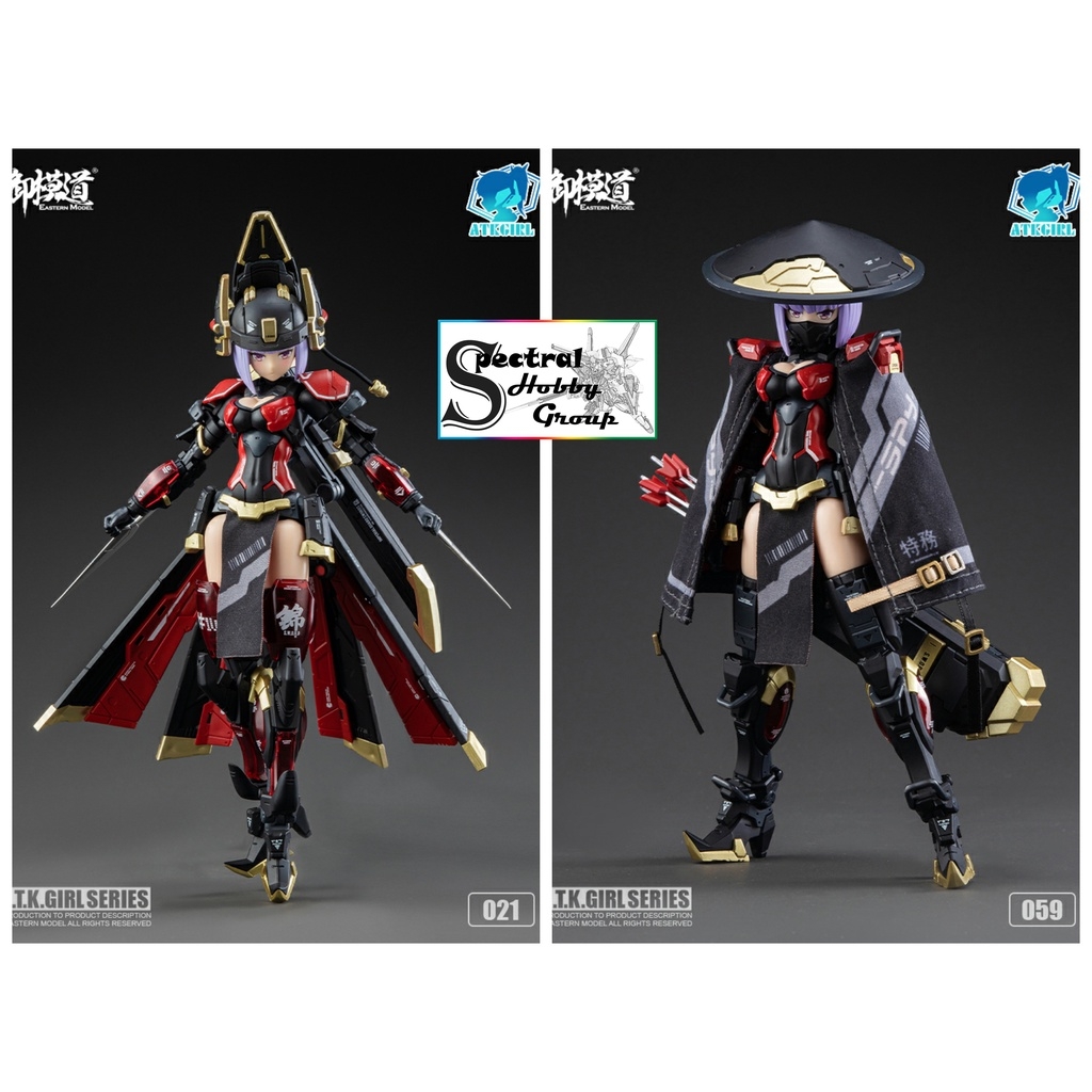 Mô hình lắp ráp Eastern ATKGIRL cẩm y vệ Jin Yi Wei Ji Niang JW021 JW059 Silent Eye Death PA pretty armor
