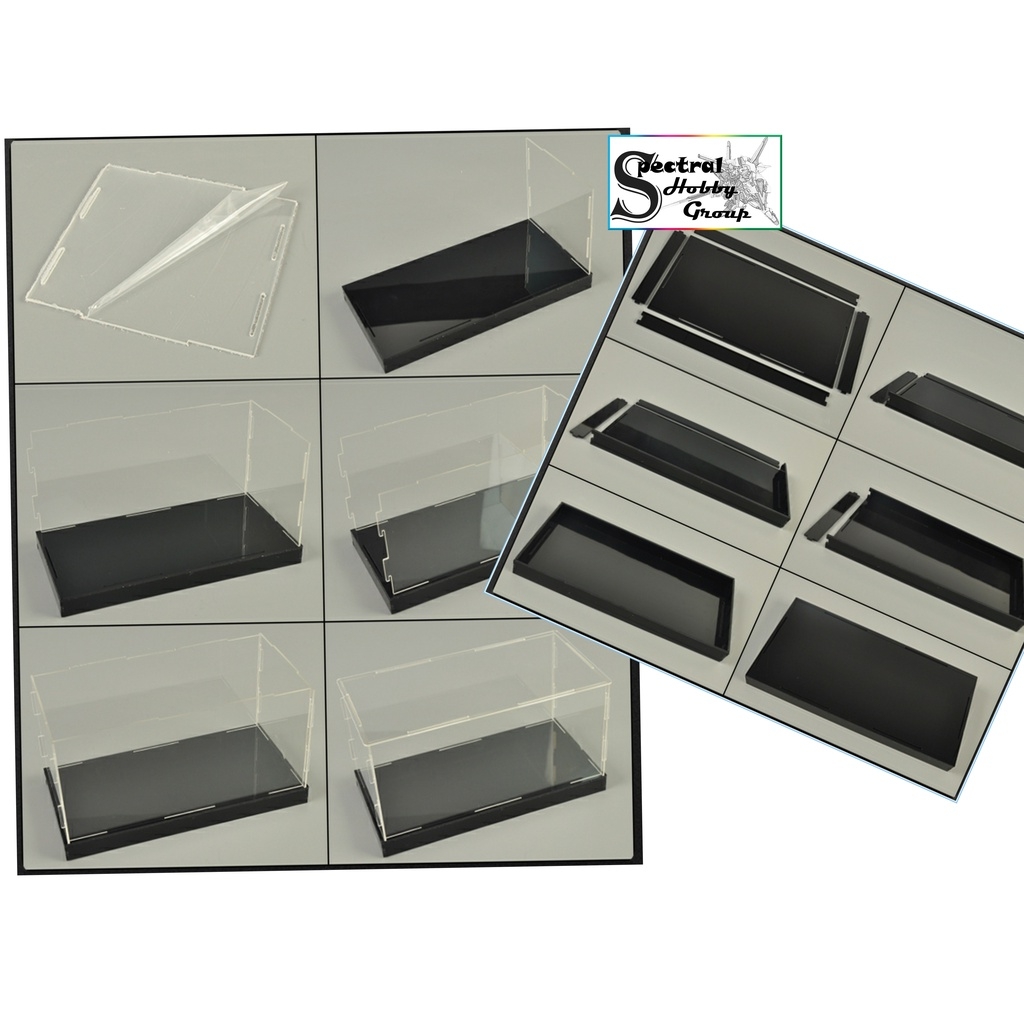 Hộp mica trưng bày các cỡ đựng mô hình Figure Gundam Lego hobby- Display box stand