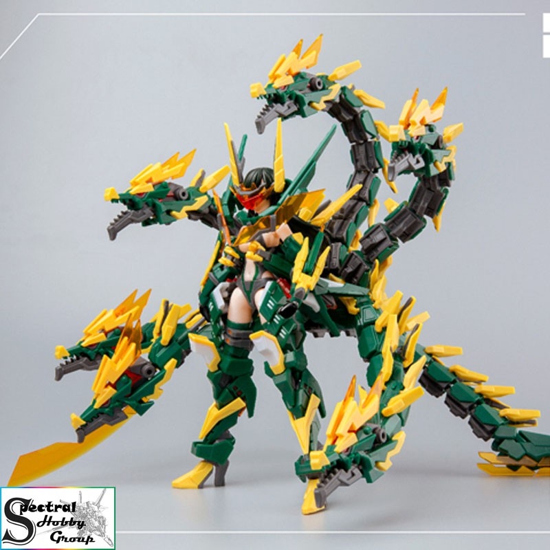 Mô hình lắp ráp Action figure MG02 Guan Yu Quan Vũ MS General PA Pretty Armor Girl