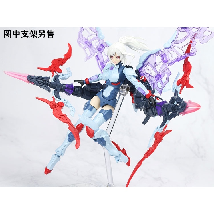 Mô hình lắp ráp SUYATA 1/12 Angela Hunter Poem HP002 Pretty Armor Girl PA (Kèm moto)