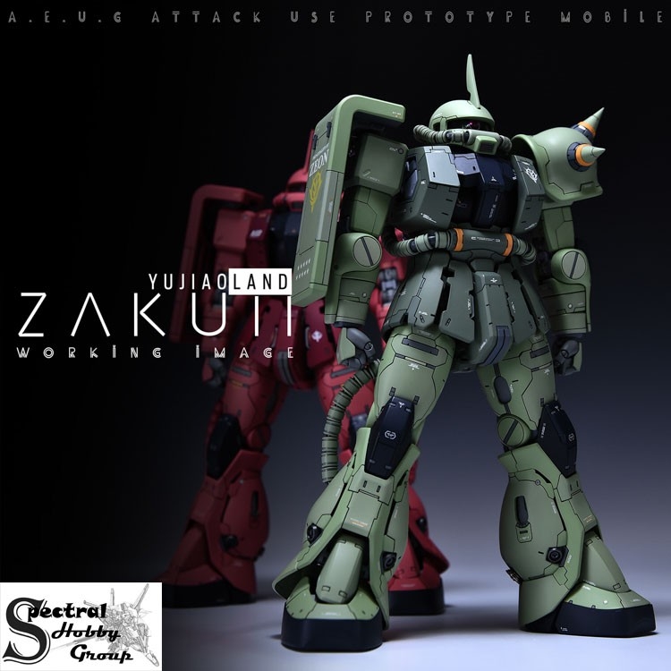 Mô hình nhựa Resin MG 1/100 Zaku II Yujiao Land Anchoret