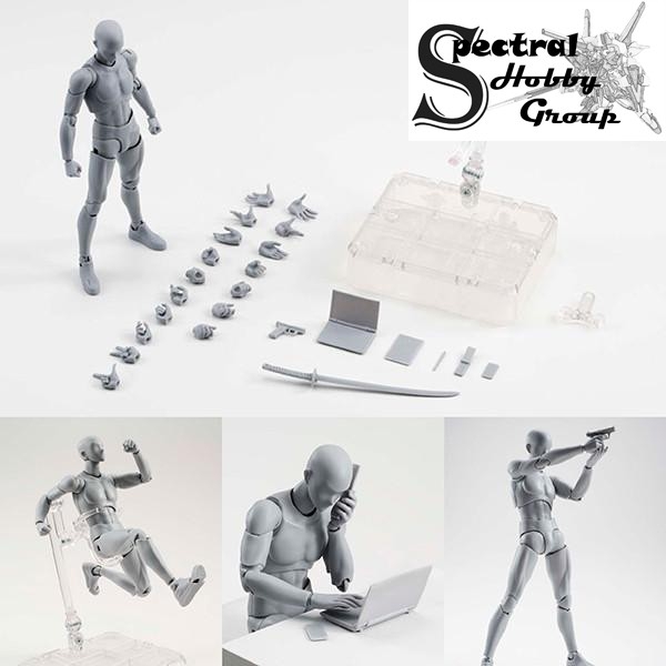 Mô hình nhựa Action Figure SHF Body Kun DX Set Male Female