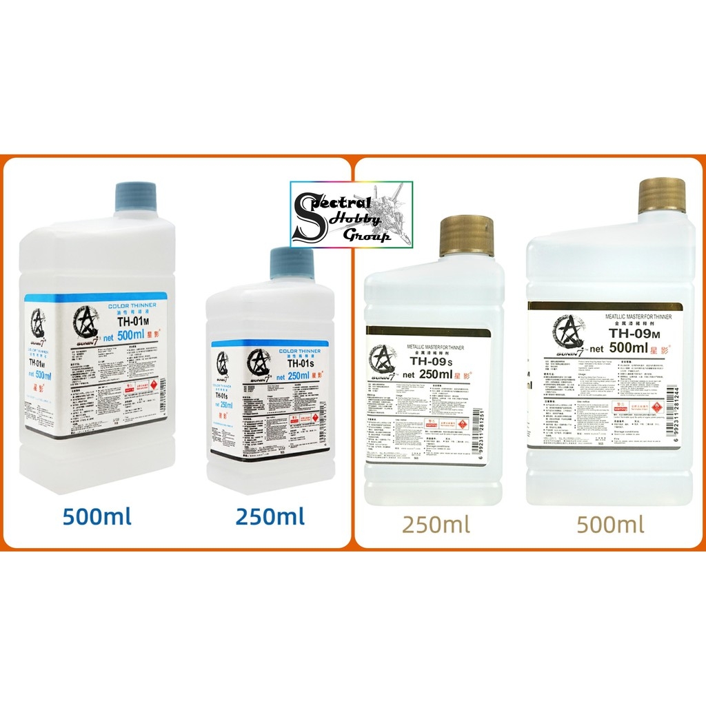 Dung môi pha sơn Sunin Thinner Standard TH01 Metallic TH09 Leveling color lacquer paint