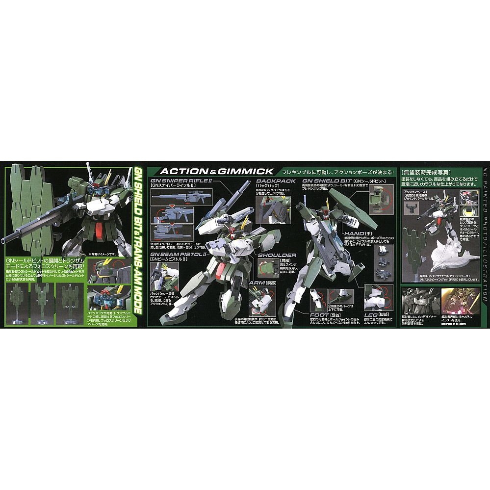 Mô hình lắp ghép NG 1/100 GN-006 Cherudim Gundam bandai