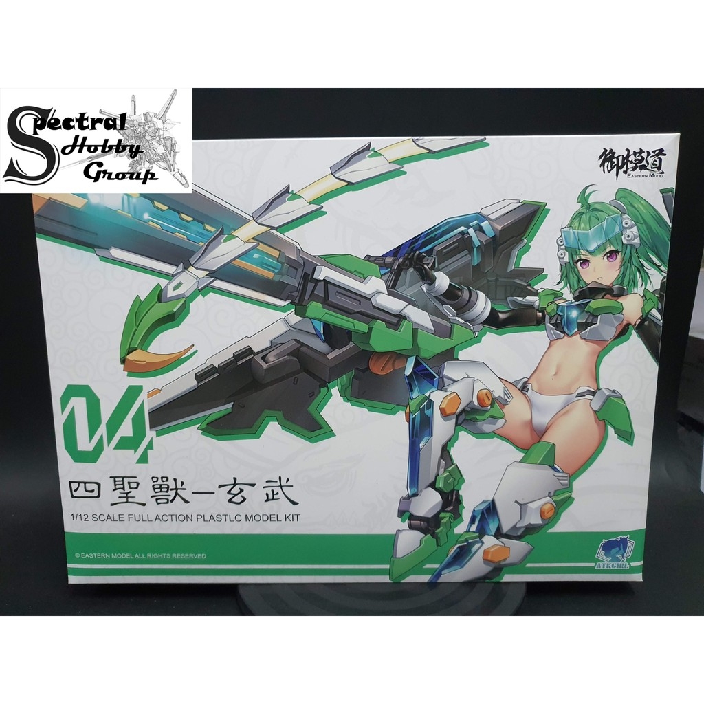 Mô hình nhựa lắp ráp ATKGIRL 04 XuanWu Sacred Beast 1/12 PA Pretty Armor Eastern Model