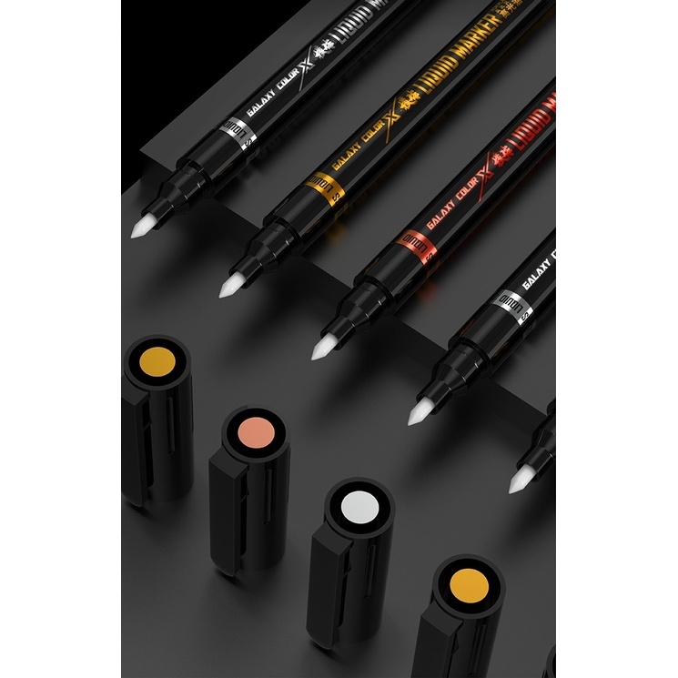 Bút sơn mô hình Galaxy Gold Copper Chrome silver Paint Coloring Pen Gundam marker