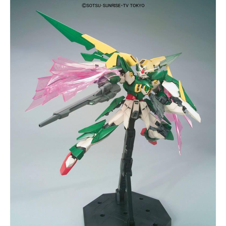 Mô hình lắp ráp MG 1/100 Fenice Rinascita Wing Build Fighter Gundam BANDAI (kèm action base)