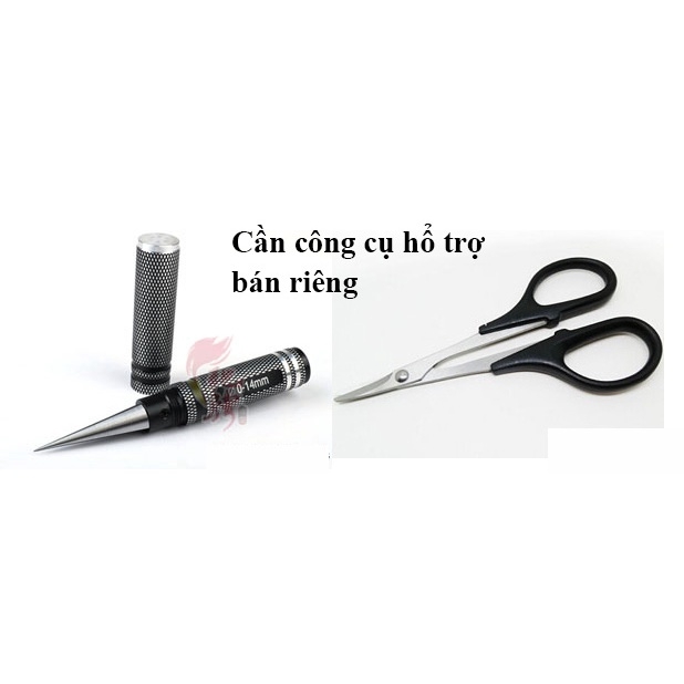 Phụ kiện RC CAR: vỏ xe shell 1/10 cho ô tô điều khiển RC GT HSP94123 94122 và các loại xe thể thao Accessories rc