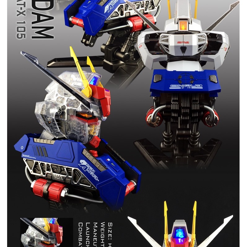 Mô hình lắp ráp BTF 1/24 GAT-X 105 Strike Gundam Head Bust