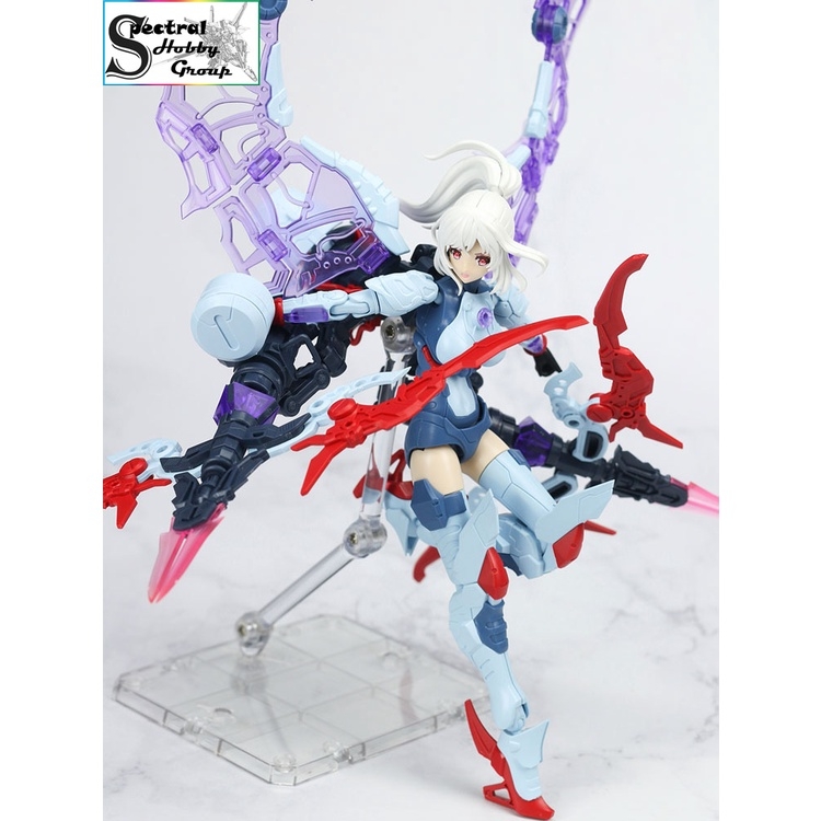 Mô hình lắp ráp SUYATA 1/12 Angela Hunter Poem HP002 Pretty Armor Girl PA (Kèm moto)