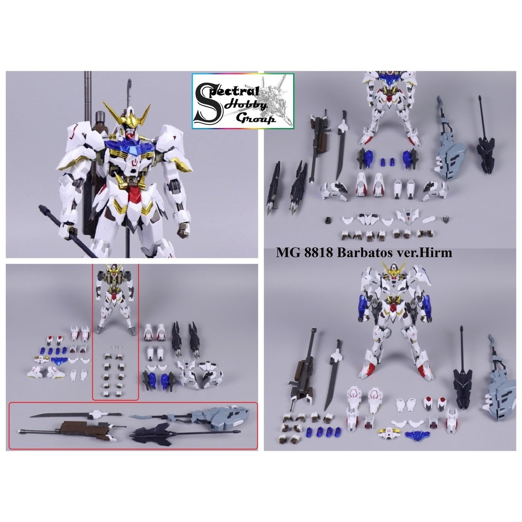Mô hình lắp ráp MG 1/100 Gundam Barbatos 8818 ver. HIRM forrm 4 & 6 Daban