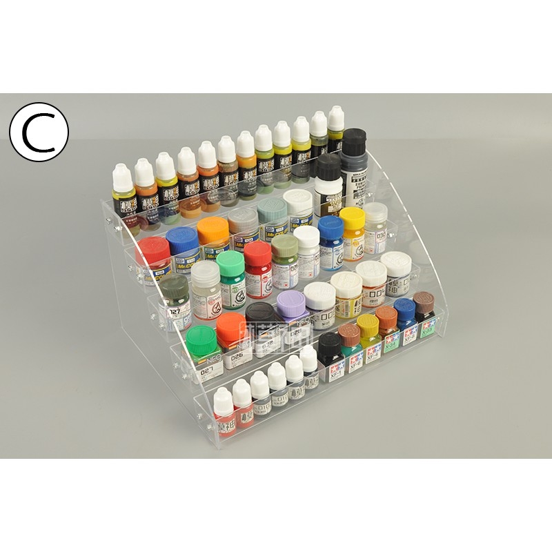 Các loại khay kệ giá để sơn mika gỗ Paint Rack