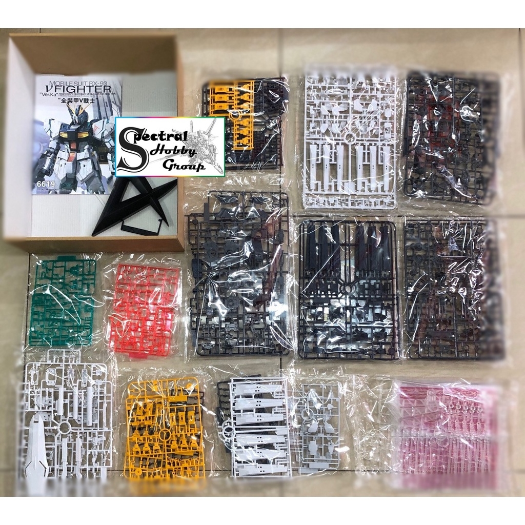 Mô hình lắp ráp MG 1/100 Nu Gundam ver.KA RX93 double fin funnel kèm Base + Decal 6619 Daban