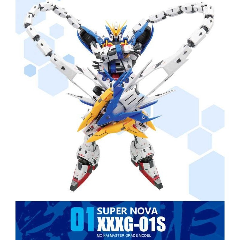 Mô hình lắp ráp MG 1/100 Gundam Altron Nataku Shenlong Blue Supernova