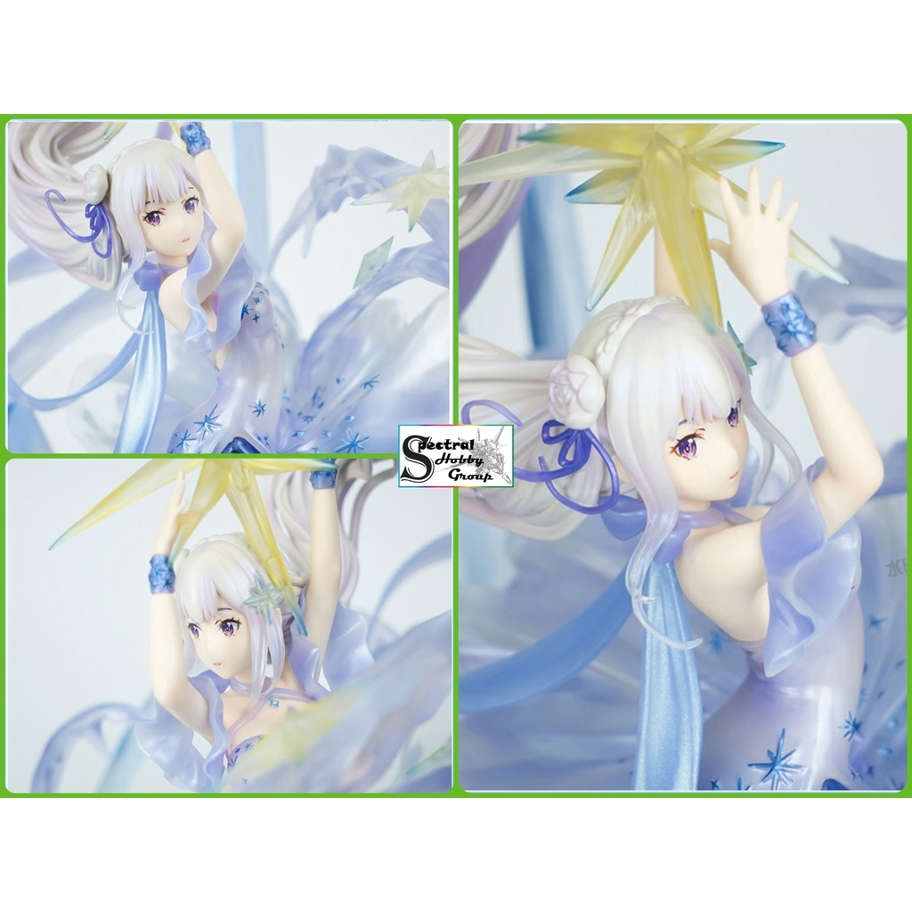 Mô hình tĩnh Figure 1/7 Crystal EMILIA Re:Zero with led light 36cm HIGH QUALITY - XINHAO