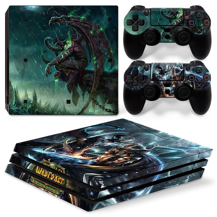 Miếng dán bảo vệ trang trí PS4pro Protective Skin Sticker Silk