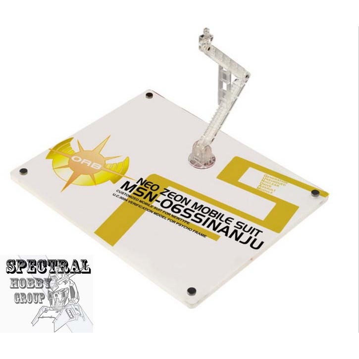 Đế giá đỡ mô hình Action Base MICA MG logo Sinanju Unicorn Banshee Wing Astray RG HG các loại