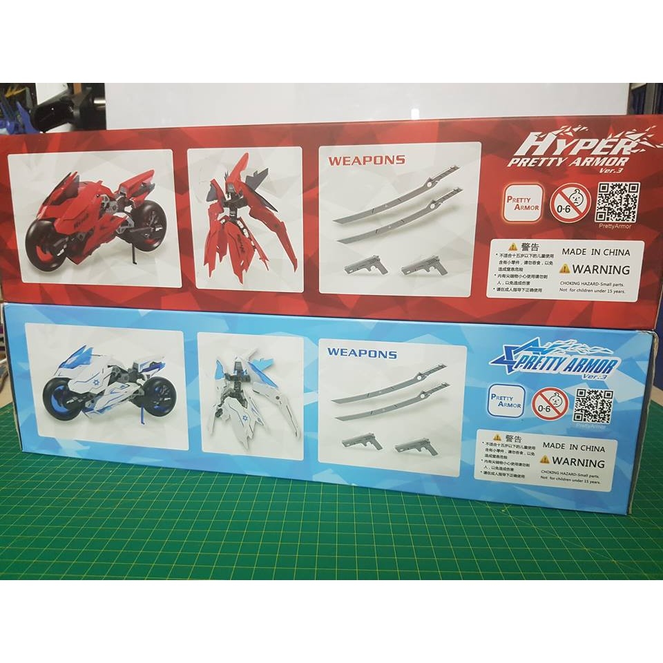 Mô hình lắp ghép PA Pretty Armor Girl ver 3 moto figure