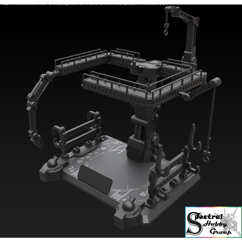 Phụ kiện mô hình lắp ráp FLS Action base Hangar Float Funnel HWS cho HG RG gundam các loại / Nu