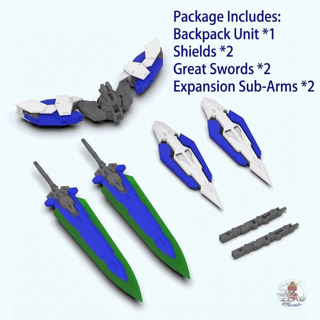 Phụ kiện DDB Devise weapon pack RG HG 1/144 action base 00 Exia gundam các loại
