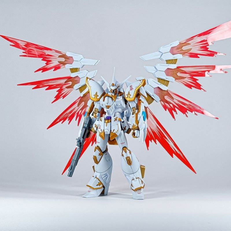 Mô hình lắp ráp Hg 1/144 Black Knight Squad Cal-re.A God Bird Garuda - Chiba model (effect+decal)