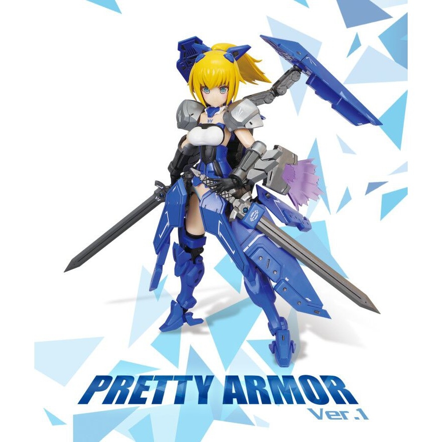 Mô hình lắp ghép Pretty Armor Girl ver 01 Blue - PA model