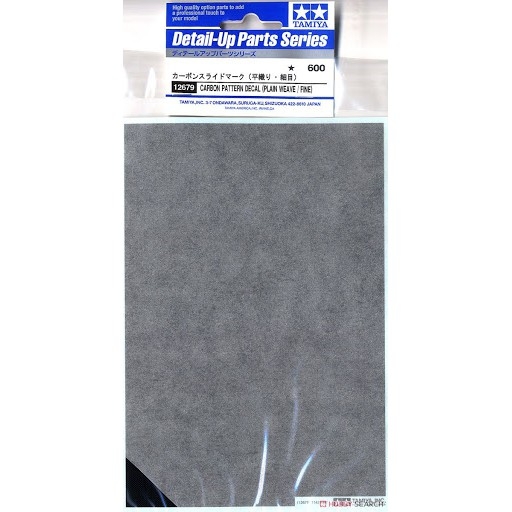 Decal dán mô hình vân CARBON PATTERN Tamiya detail up Water Sticker