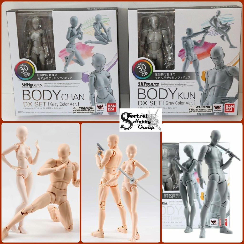 Mô hình nhựa Action Figure SHF Body Kun DX Set Male Female